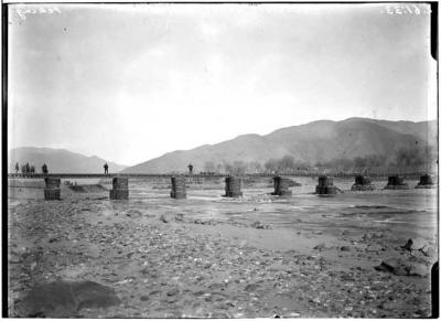 大峪村木板桥之一（照片出自荷兰记忆网站）
